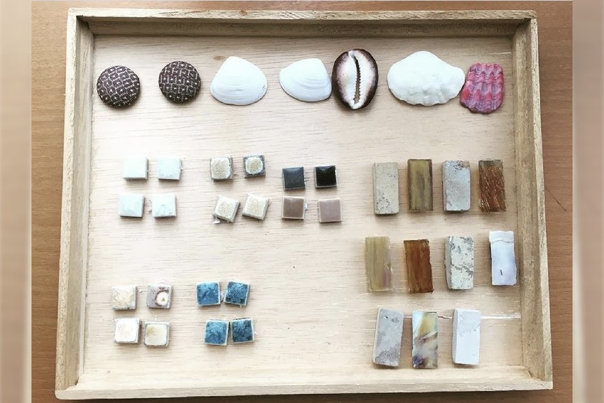 Link image of tile earrings