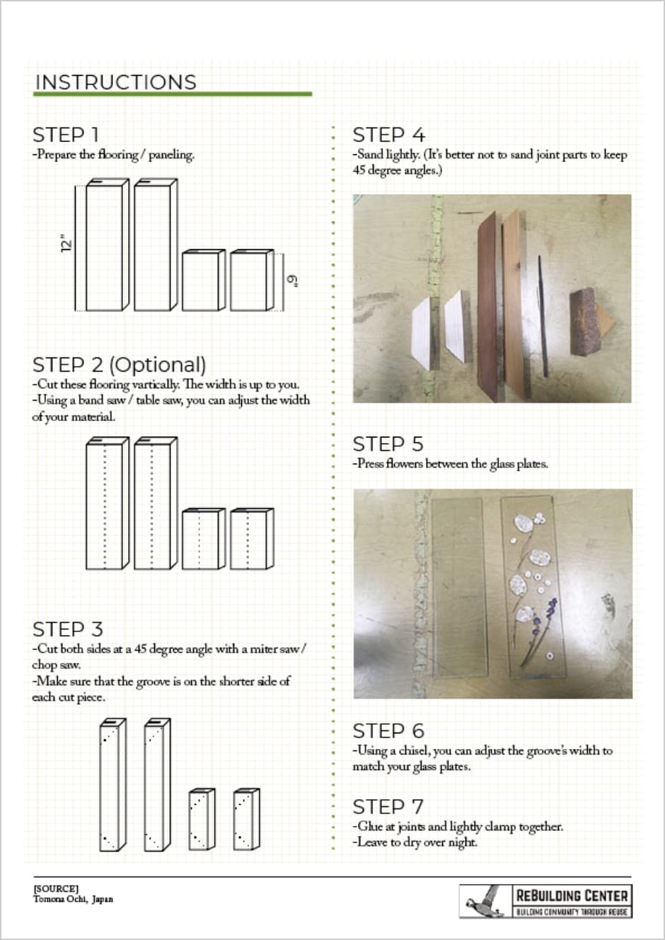 Creative ReUse guide of Flat flower vase